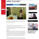 19.05.2017. La Cuarta Online,Llega a Chilito campaña de realidad virtual “S.O.S Ella”